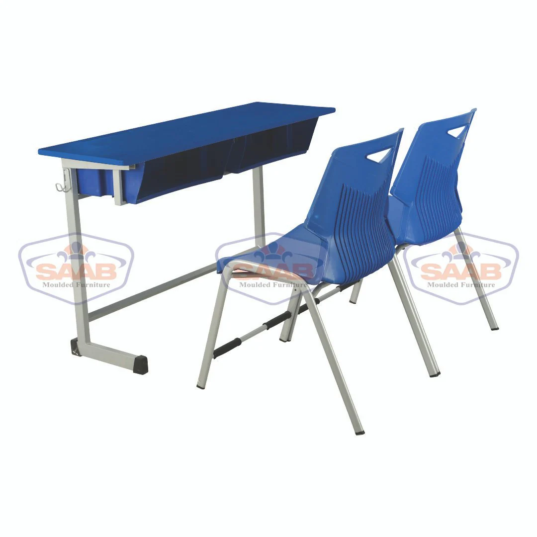 SAAB S-932 Study Table With Plastic Book Shelf and Fiber Top - Image 4