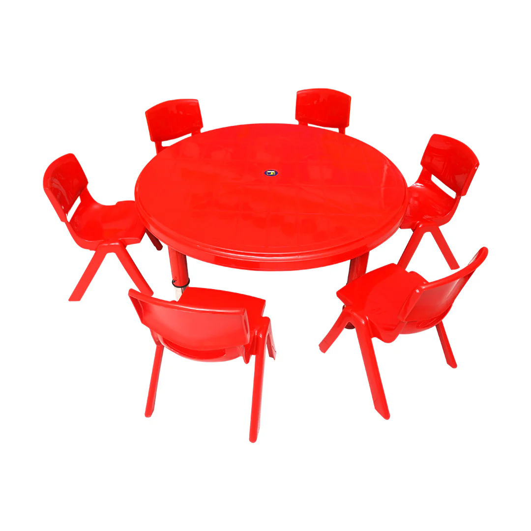 Steel Plastic Baby Table with Adjustable Legs – SAAB SP-115 - Image 3