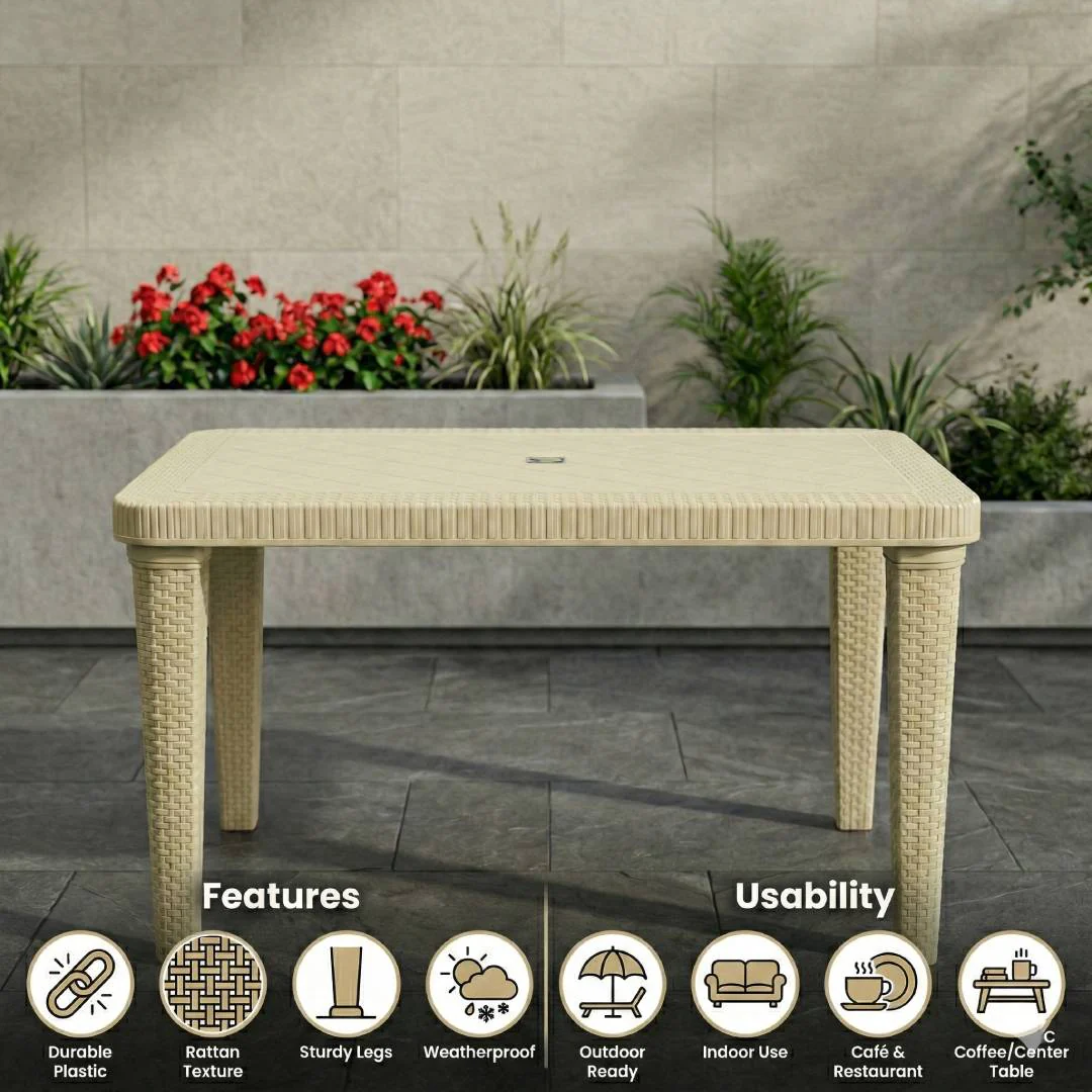 SAAB SP-214-RTL Rattan Top And Legs Table - Image 5