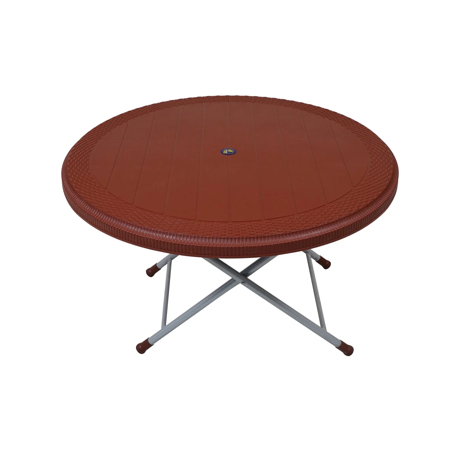 SAAB SP-215-RT STEEL PLASTIC RATTAN ROUND TABLE - Image 9