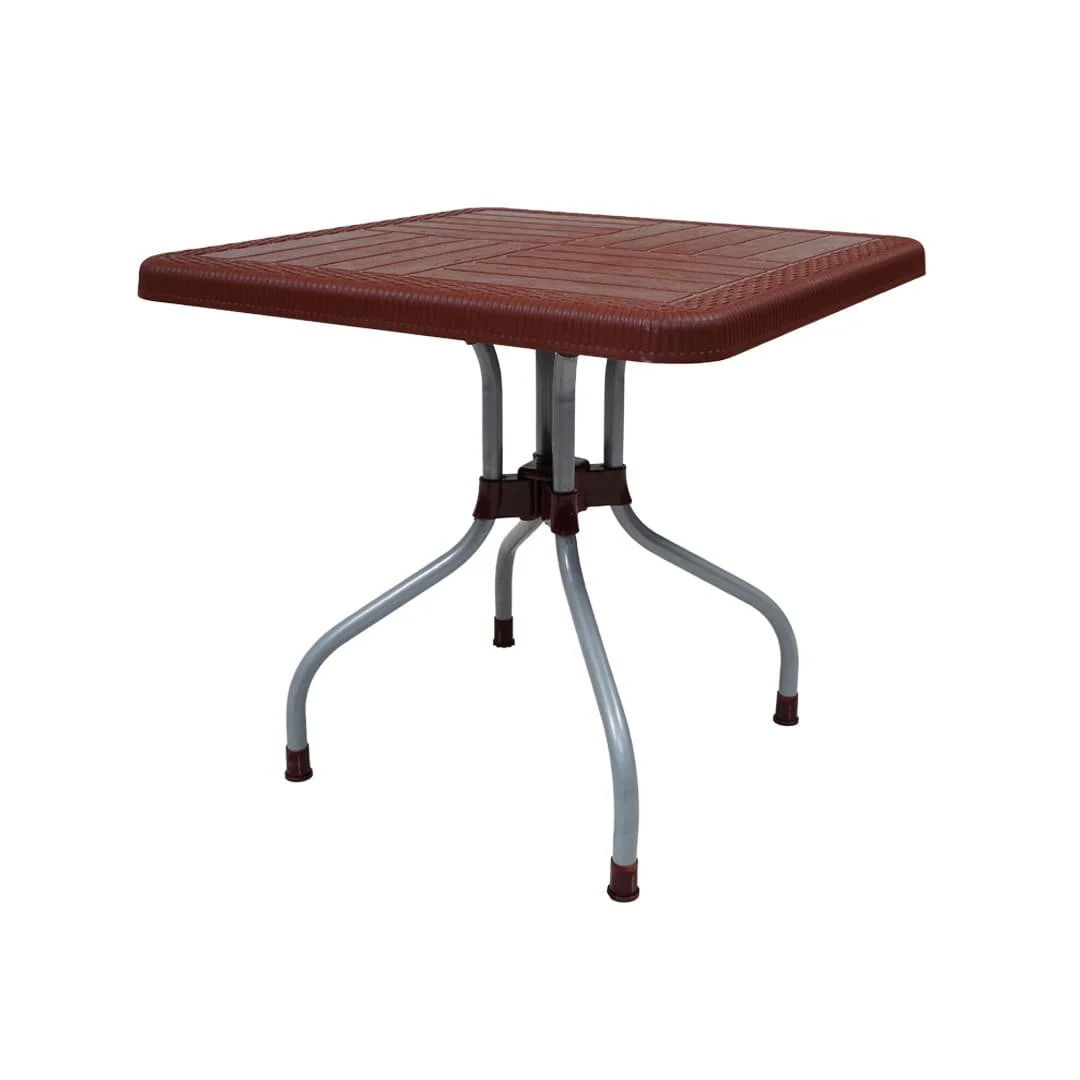 SAAB SP-246 Lexus Prince Square Table with Silver Legs - Image 12