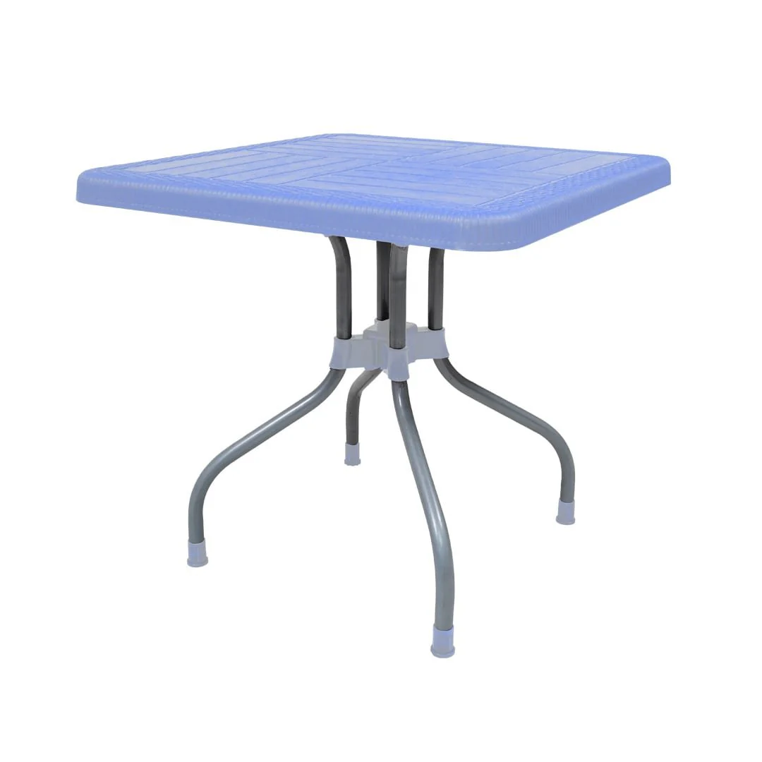 SAAB SP-246 Lexus Prince Square Table with Silver Legs - Image 13
