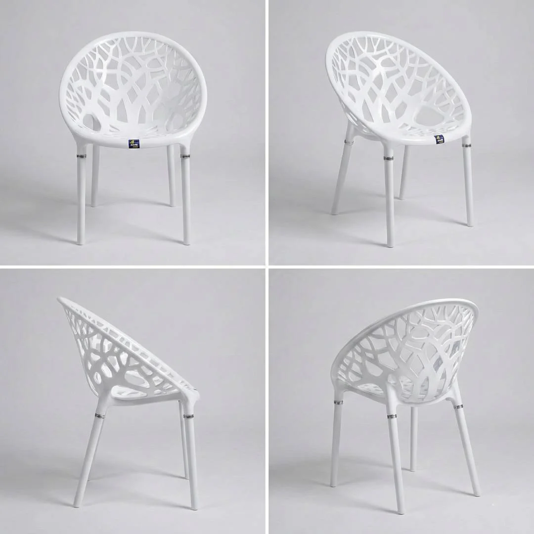 Stylish Tree Chair SP-313-PL (Pure White) - Image 2