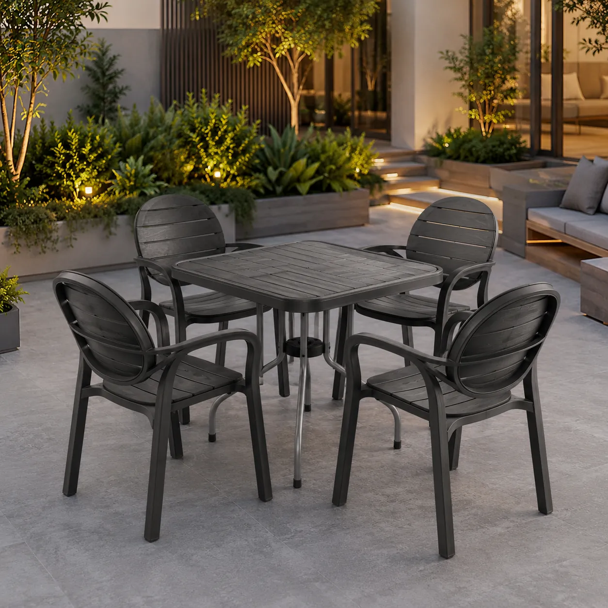 SPECTRUM PATTI CHAIRS SET MODEL SP-675 CHAIRS AND TABLE - Image 16