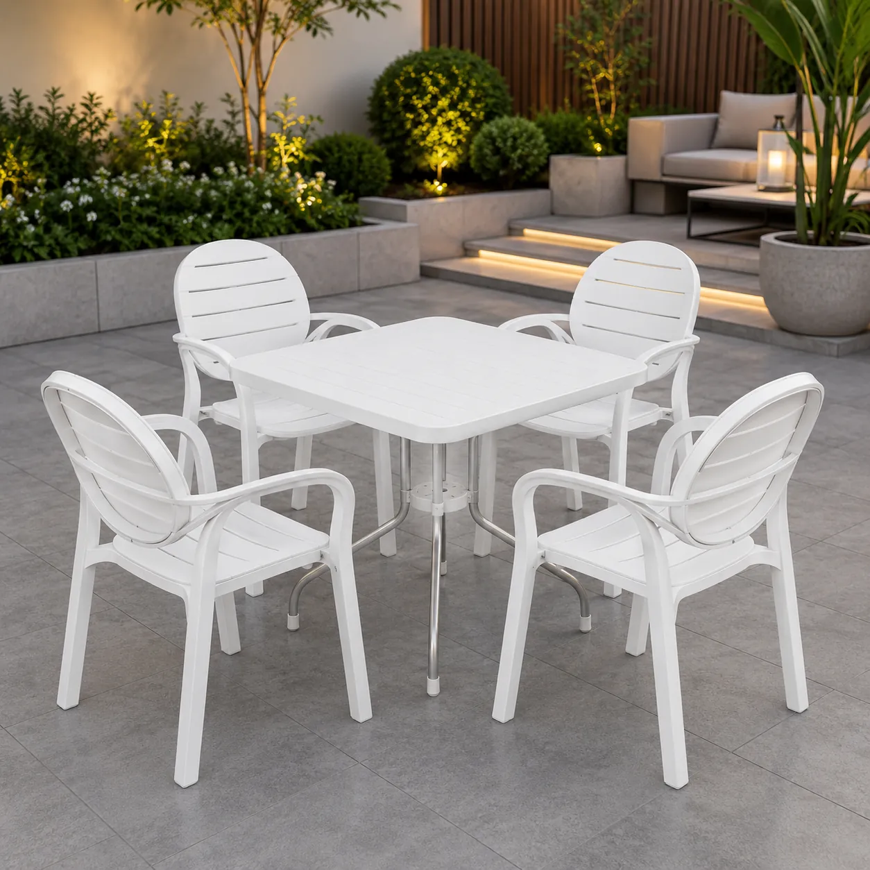SPECTRUM PATTI CHAIRS SET MODEL SP-675 CHAIRS AND TABLE - Image 19