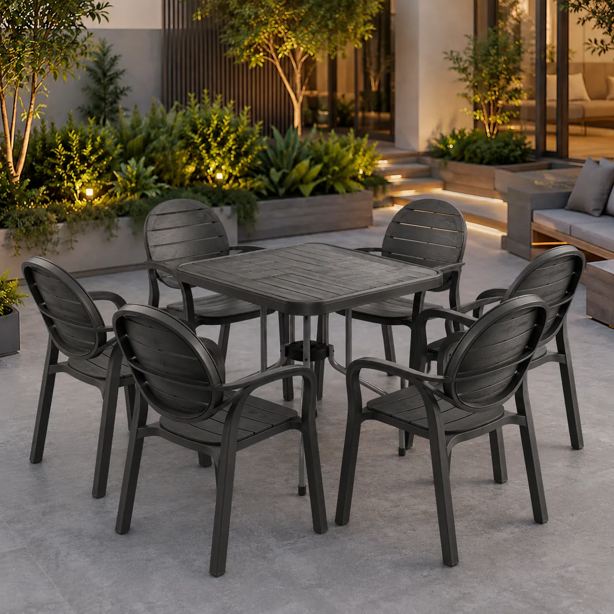 SPECTRUM PATTI CHAIRS SET MODEL SP-675 CHAIRS AND TABLE - Image 27