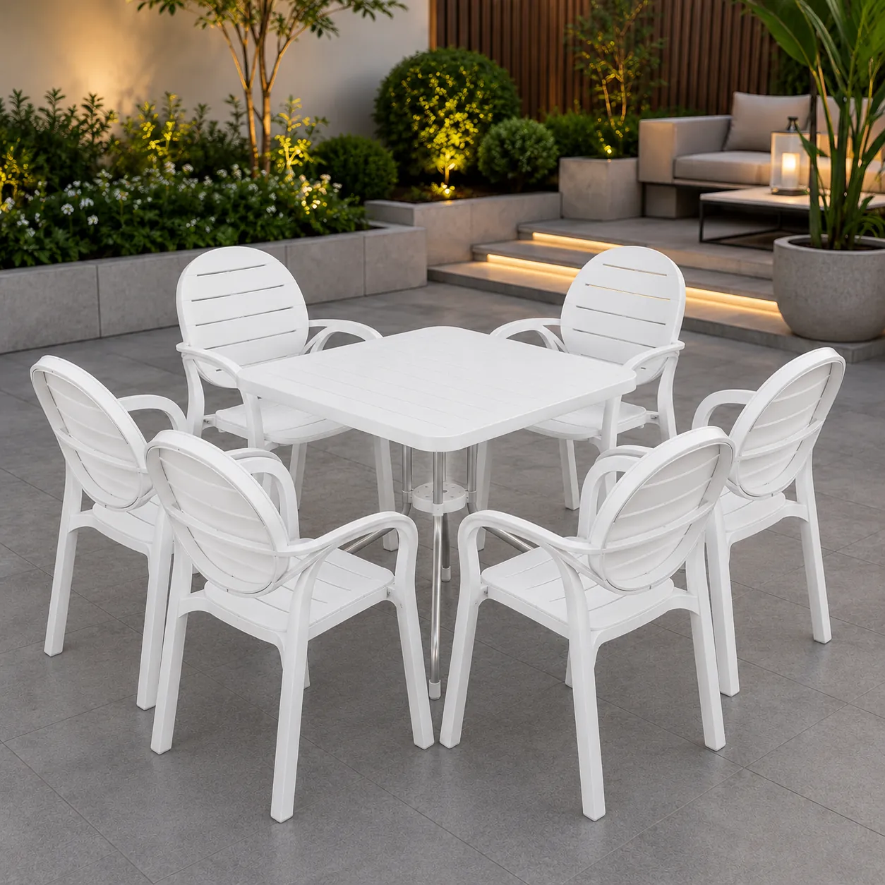 SPECTRUM PATTI CHAIRS SET MODEL SP-675 CHAIRS AND TABLE - Image 30