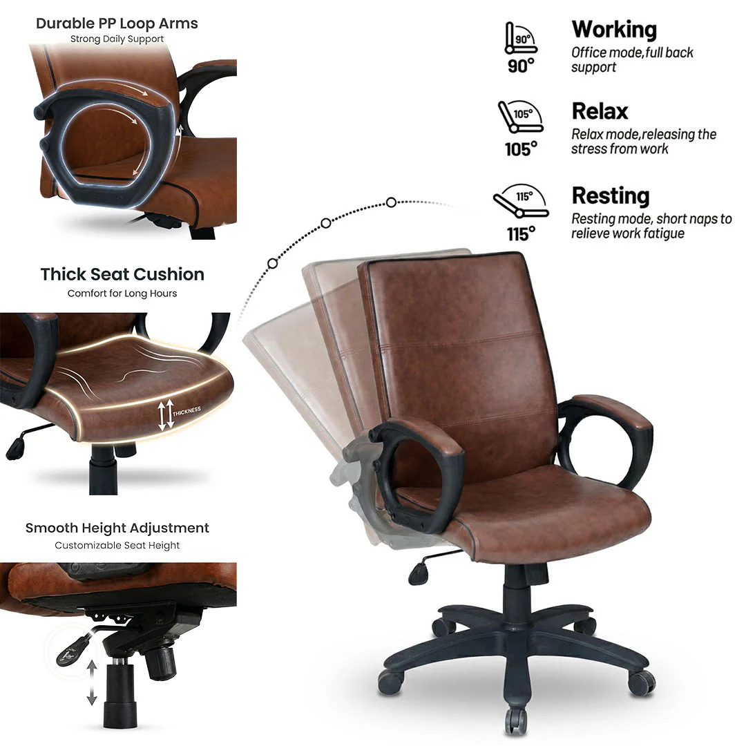 Sprinter S-529-L Low Back Revolving Chair From SAAB - Image 3