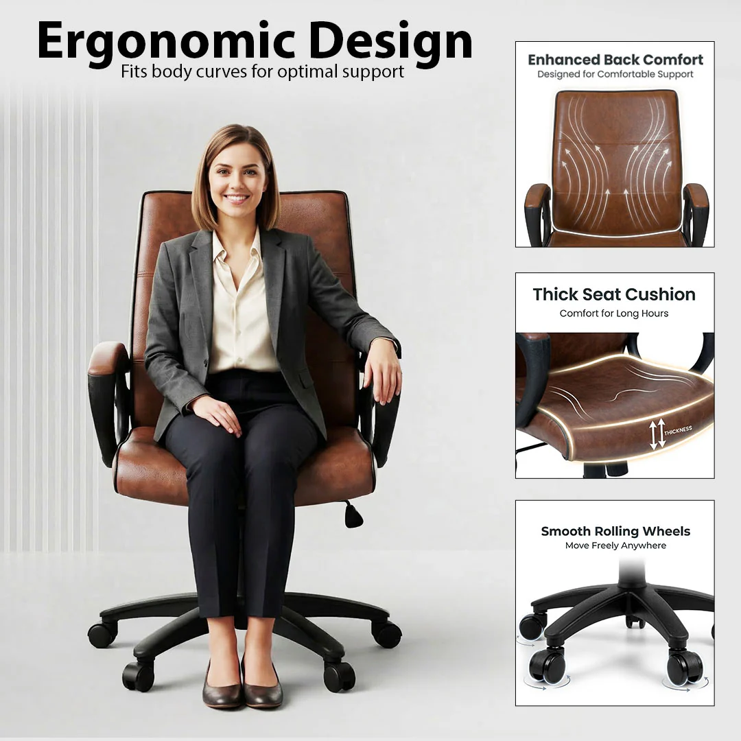 Sprinter S-529-L Low Back Revolving Chair From SAAB - Image 4