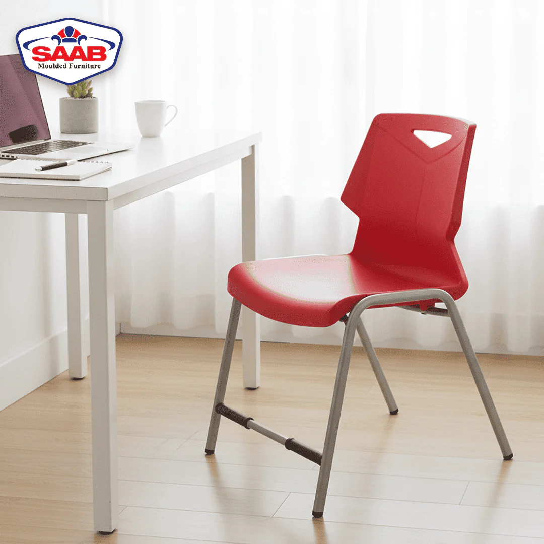 Steel Plastic Study Chair Model S-195 - Image 4