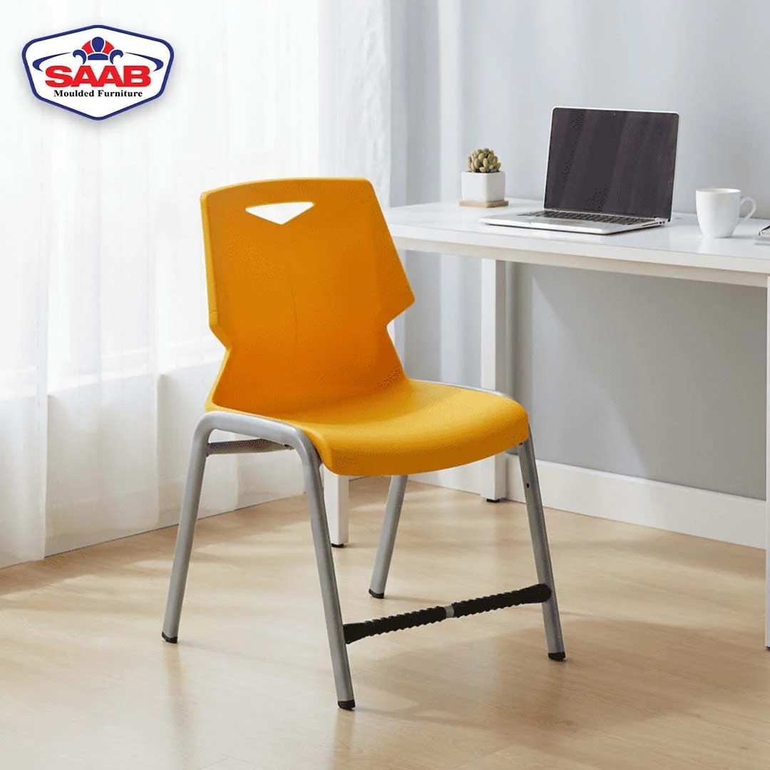 Steel Plastic Study Chair Model S-195 - Image 6