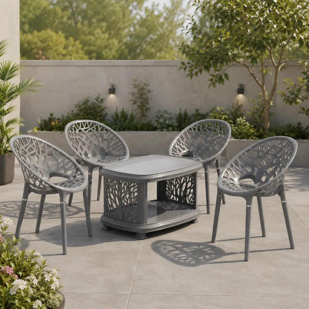 SP-313-PL Tree Chairs Set With Table - Image 12