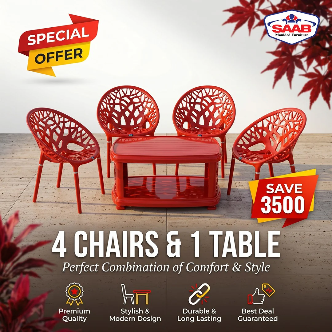 SP-313-PL Tree Chairs Set With Table - Image 9